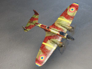 PZL37 Moose lowpoly WW2 bomber 3D Model