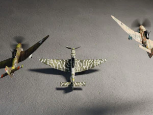 Bombardero Junkers Ju-87 Stuka lowpoly WW2 Modelo 3D
