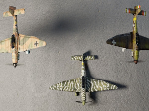 Junkers Ju-87 Stuka lowpoly WW2 bomber Modello 3D