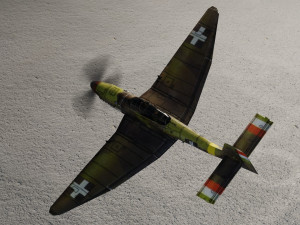Junkers Ju-87 Stuka lowpoly WW2 bomber Modello 3D