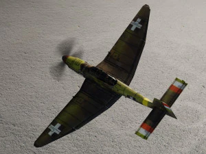 Bombardero Junkers Ju-87 Stuka lowpoly WW2 Modelo 3D