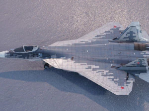 Sukhoi SU-57 Felon 3D Model
