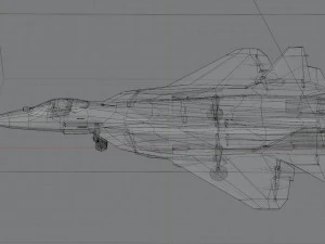 Sukhoi SU-57 Felon 3D Model