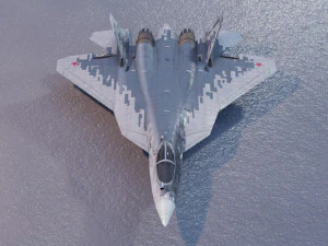 Sukhoi SU-57 Felon 3D Model