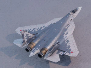 Sukhoi SU-57 Felon 3D Model
