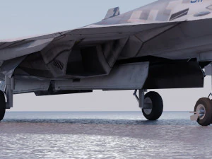 Sukhoi SU-57 Felon 3D Model