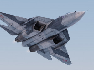 Sukhoi SU-57 Felon Model 3D