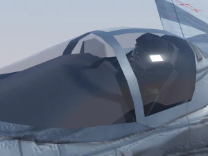 Sukhoi SU-57 Felon 3D Model