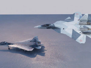 Sukhoi SU-57 Felon 3D Model