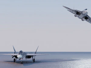 Sukhoi SU-57 Felon 3D Model