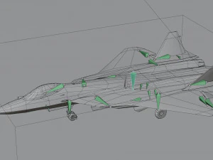 Sukhoi SU-57 Felon 3D Model