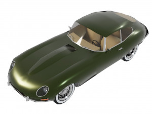 Jaguar E-Type 3D Models