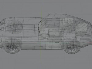 Jaguar E-Type 3D Model
