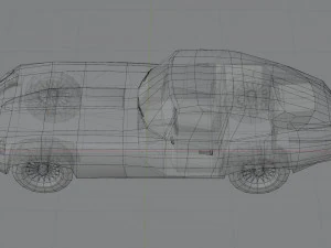 Jaguar E-Type Modello 3D