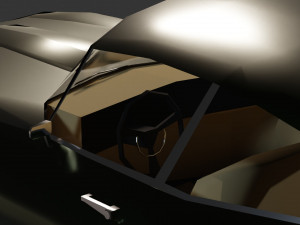 Jaguar E-Type 3D Model