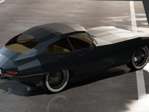 Jaguar E-Type 3D Model