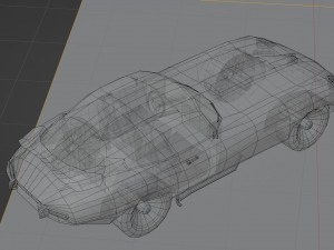 Jaguar E-Type 3D Model