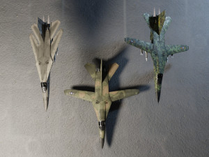General Dynamics F-111 Aardvark jet fighter 3D Model