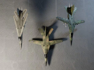 General Dynamics F-111 Aardvark jet fighter 3D Model