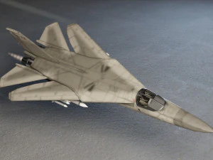 General Dynamics F-111 Aardvark jet fighter 3D Model