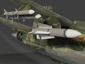 General Dynamics F-111 Aardvark jet fighter 3D Model