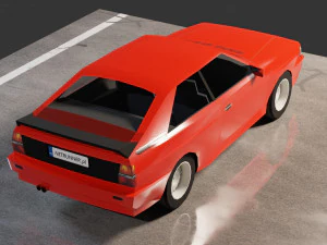Audi Quattro 3D Model