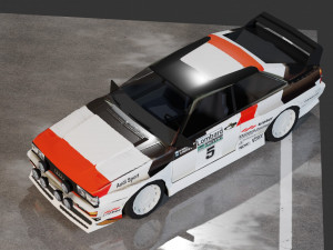 Audi Quattro Modelo 3D