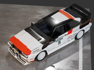 Audi Quattro 3D Model