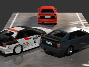 Audi Quattro 3D Model