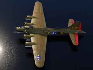 Boeing B-17 Flying Fortress 3D-Modell
