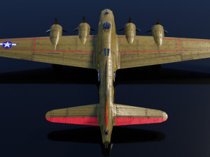 Boeing B-17 Flying Fortress 3D-Modell