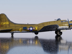 Boeing B-17 Flying Fortress 3D-Modell