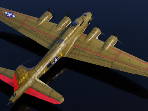 Boeing B-17 Flying Fortress 3D-Modell