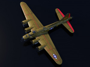 Boeing B-17 Flying Fortress 3D-Modell