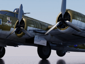 Boeing B-17 Flying Fortress 3D-Modell