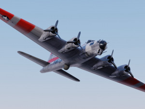 Boeing B-17 Flying Fortress 3D-Modell
