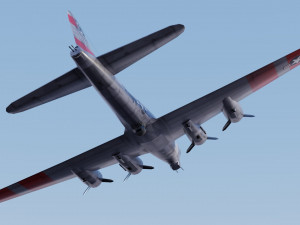 Boeing B-17 Flying Fortress 3D-Modell