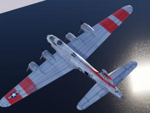 Boeing B-17 Flying Fortress 3D-Modell