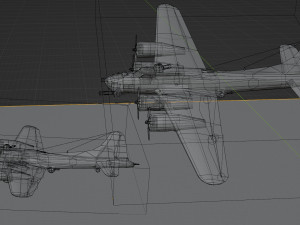 Boeing B-17 Flying Fortress 3D-Modell