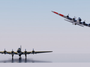 Boeing B-17 Flying Fortress 3D-Modell