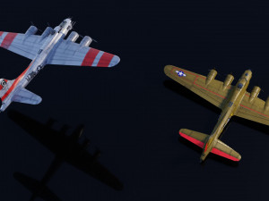 Boeing B-17 Flying Fortress 3D-Modell