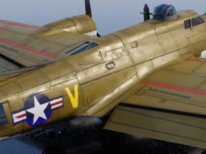 Boeing B-17 Flying Fortress 3D-Modell