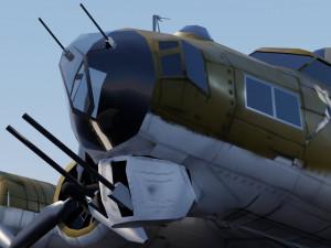 Boeing B-17 Flying Fortress 3D-Modell