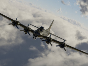 Boeing B-17 Flying Fortress 3D-Modell