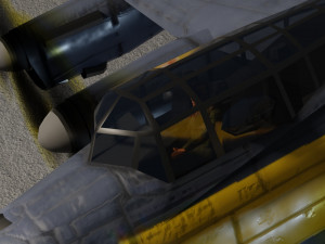 Avro Lancaster lowpoly WW2 bomber 3D Model