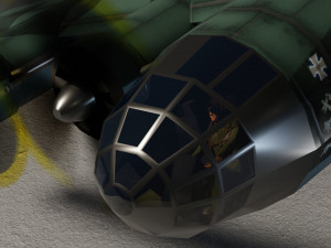 Messerschmitt ME-264 Amerika Bomber WW2 bomber Modelo 3D