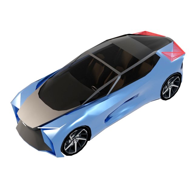 Lexus LF-30 3D Model .c4d .max .obj .3ds .fbx .stl .blend 