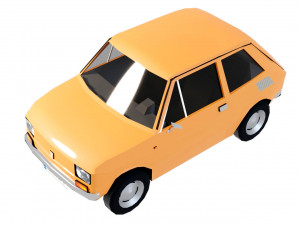 Fiat 126p Maluch 3D Models