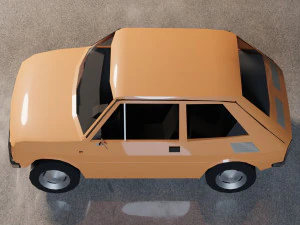 Fiat 126p Maluch 3D Model