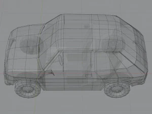 Fiat 126p Maluch 3D Model